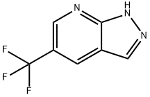 5-(三氟甲基)-1H-吡唑并[3,4-B]吡啶 结构式