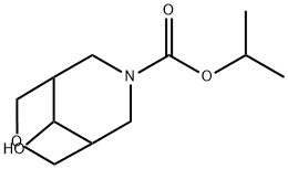 isopropyl-9-hydroxy-3-oxa-7-azabicyclo[3.3.1]nonane-7-carboxylate 结构式