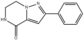 2-苯基-6,7-二氢吡唑并[1,5-A]吡嗪-4(5H)-酮 结构式