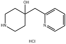 4-[(吡啶-2-基)甲基]哌啶-4-醇盐酸盐 结构式