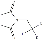 1-(2,2,2-trideuterioethyl)pyrrole-2,5-dione 结构式
