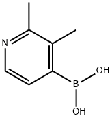 (2,3-dimethyl-4-pyridinyl)boronic acid 结构式
