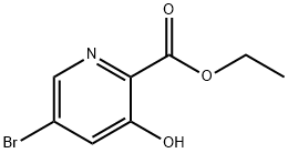 5-溴-3-羟基吡啶甲酸乙酯 结构式