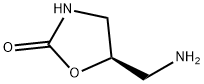(5R)-5-(AMINOMETHYL)-1,3-OXAZOLIDIN-2-ONE 结构式