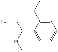 2-(2-ETHYLPHENYL)-2-(METHYLAMINO)ETHAN-1-OL 结构式