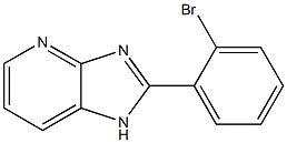 2-(2-溴苯基)-3H-咪唑并[4,5-B]吡啶 结构式