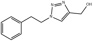 1-(2-苯乙基)-1H-1,2,3-三唑-4-基]甲醇 结构式