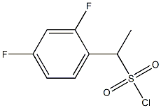 1-(2,4-Difluorophenyl)ethane-1-sulfonyl chloride 结构式