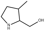 (3-甲基吡咯烷-2-基)甲醇 结构式