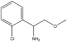 1-(2-CHLOROPHENYL)-2-METHOXYETHAN-1-AMINE