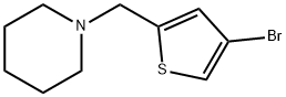 1-((4-Bromothiophen-2-yl)methyl)piperidine 结构式
