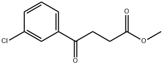 4-(3-氯苯基)-4-氧代丁酸甲酯 结构式