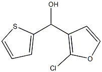 (2-氯呋喃-3-基)(噻吩-2-基)甲醇 结构式