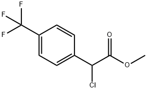 2-氯-2-[4-(三氟甲基)苯基]乙酸甲酯 结构式