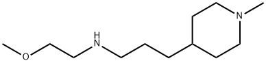 (2-甲氧基乙基)(甲基)[3-(哌啶-4-基)丙基]胺 结构式
