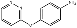 4-(吡嗪-3-基氧基)苯胺 结构式