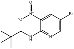 5-bromo-N-(2,2-dimethylpropyl)-3-nitro-2-pyridinamine 结构式