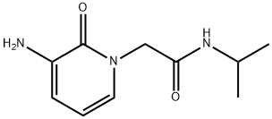 2-(3-氨基-2-氧代吡啶-1(2H)-基)-N-异丙基乙酰胺 结构式