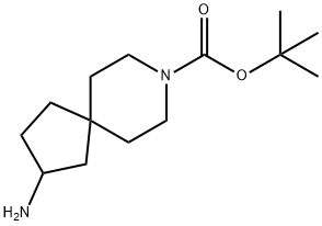 叔-丁基 2-氨基-8-氮杂螺[4.5]癸烷-8-甲酸基酯 结构式