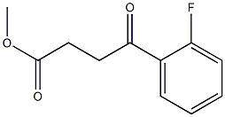 METHYL 4-(2-FLUOROPHENYL)-4-OXOBUTANOATE 结构式