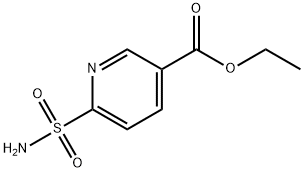 6-氨磺酰基吡啶-3-羧酸乙酯 结构式