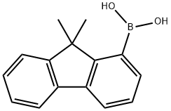 9,9-二甲基芴-1-硼酸 结构式