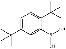 (2,5-二叔丁基苯基)硼酸 结构式