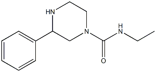 N-ethyl-3-phenylpiperazine-1-carboxamide 结构式