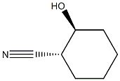 Cyclohexanecarbonitrile, 2-hydroxy-, (1R,2S)- 结构式