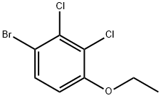 1-bromo-2,3-dichloro-4-ethoxybenzene 结构式