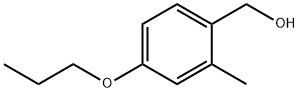 (2-甲基-4-丙氧基苯基)甲醇 结构式