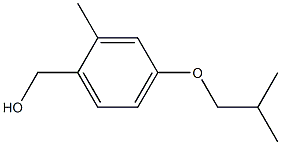 [2-methyl-4-(2-methylpropoxy)phenyl]methanol 结构式