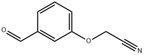 2-(3-甲酰基苯氧基)乙腈 结构式