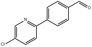 4-(5-氯吡啶-2-基)苯甲醛 结构式