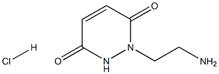1-(2-氨基乙基)-1,2-二氢哒嗪-3,6-二酮盐酸盐 结构式