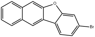 3-溴苯并[B]萘并[2,3-D]呋喃 结构式