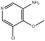5-chloro-4-methoxypyridin-3-amine 结构式