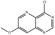 4-CHLORO-7-METHOXYPYRIDO[3,2-D]PYRIMIDINE 结构式