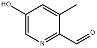 5-羟基-3-甲基吡啶甲醛 结构式