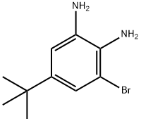 3-溴-5-(叔丁基)苯-1,2-二胺 结构式