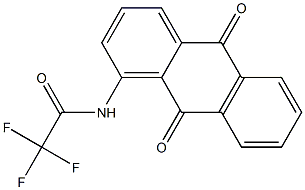 Acetamide, N-(9,10-dihydro-9,10-dioxo-1-anthracenyl)-2,2,2-trifluoro- 结构式