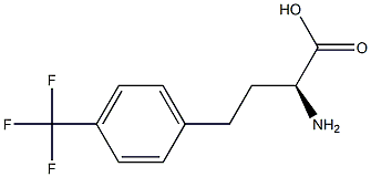 (S)-a-Amino-4-(trifluoromethyl)benzenebutanoic acid 结构式