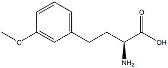 (S)-2-氨基-4-(3-甲氧基苯基)丁酸 结构式