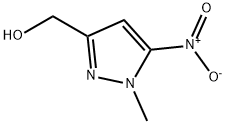(1-甲基-5-硝基-1H-吡唑-3-基)甲醇 结构式