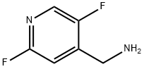 (2,5-二氟吡啶-4-基)甲胺 结构式