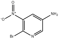 6-溴-5-硝基吡啶-3-胺 结构式