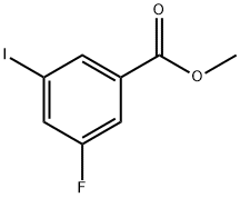 3-氟-5-碘苯甲酸甲酯 结构式