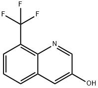 8-(三氟甲基)喹啉-3-醇 结构式
