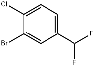 2-溴-1-氯-4-(二氟甲基)苯 结构式