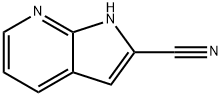 1H-pyrrolo[2,3-b]pyridine-2-carbonitrile 结构式